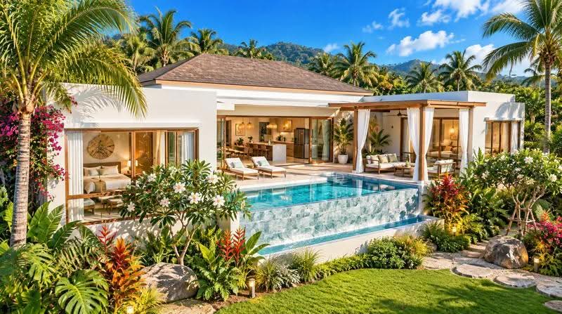 Sleek 2-3 Bed Sea View Villas for Sale in Lamai, สุราษฎร์ธานี, มะเร็ต, เกาะสมุย, สุราษฎร์ธานี, 300 ตร.ม., วิลล่า ขาย, โดย Conrad Properties, 500531735 - DDproperty.com