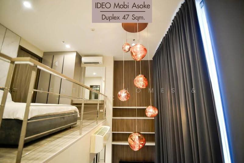 IDEO Mobi Asoke, Bangkok, New Petchaburi Road, Bang Kapi, Huai Khwang, Bangkok, 1 Bedroom, 47 sqm, Condo For Rent, by Jentina Homes & Co, 500531822 - DDproperty.com