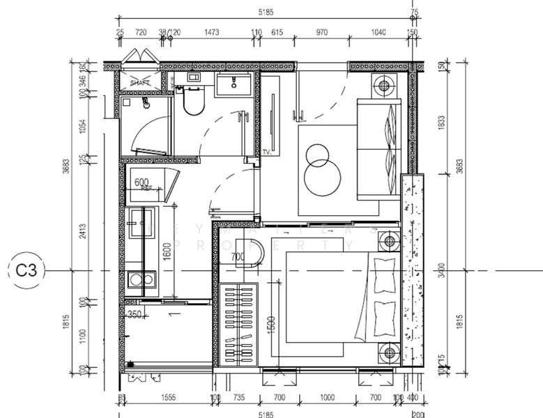 Whizdom Station Ratchada-Thapra, Bangkok, Ratchada Road, Dao Khanong, Thon Buri, Bangkok, 1 Bedroom, 26 sqm, Condo For Rent, by keymatters property, 500531988 - DDproperty.com