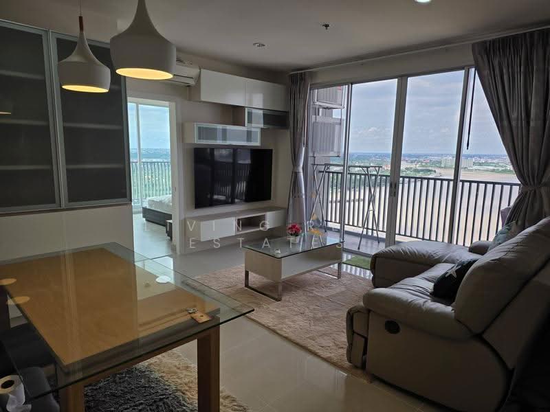 Manor Sanambinnam, Nonthaburi, 557 Nonthaburi Road, Bang Kra So, Muang Nonthaburi, Nonthaburi, 2 Bedrooms, 74 sqm, Condo For Rent, by Living Real Estates, 500532245 - DDproperty.com