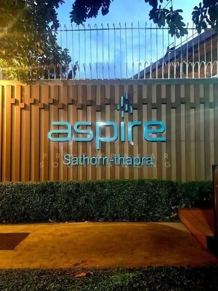 Aspire Sathorn-Thapra, Bangkok, 359 Ratchaphruek Road, Bukkalo, Thon Buri, Bangkok, 1 Bedroom, 31 sqm, Condo For Rent, by Praewpakar Soontawong, 500533178 - DDproperty.com