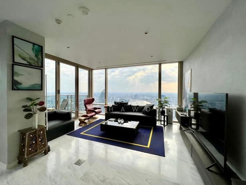 Four Seasons Private Residences, Bangkok, 300 Charoen Krung Road, Yan Nawa, Sathon, Bangkok, 2 Bedrooms, 117 sqm, Condo For Rent, by Sarawut Ratchawong, 500533304 - DDproperty.com