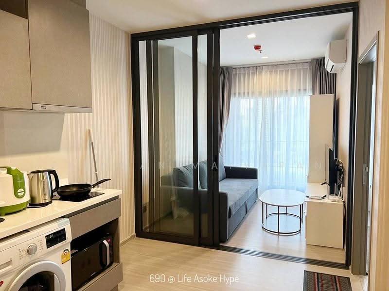 Life Asoke Hype : ไลฟ์ อโศก ไฮป์, กรุงเทพ, 339 ถนน จตุรทิศ, มักกะสัน, ราชเทวี, กรุงเทพ, 35 ตร.ม., คอนโด ให้เช่า, โดย Piyawan Maiyapan, 500533484 - DDproperty.com