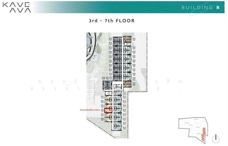 Kave Ava, Pathum Thani, 100 Khlong Luang Road, Khlong Nung, Khlong Luang, Pathum Thani, 1 Bedroom, 22 sqm, Condo For Sale, by คุณเมย์, 500534003 - DDproperty.com