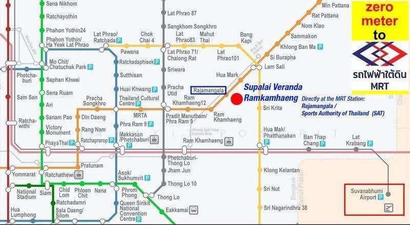 Supalai Veranda Ramkhamhaeng, Bangkok, Ramkhamhaeng Road, Hua Mak, Bang Kapi, Bangkok, 2 Bedrooms, 59 sqm, Condo For Sale, by Thanakit Pongpit, 500534353 - DDproperty.com