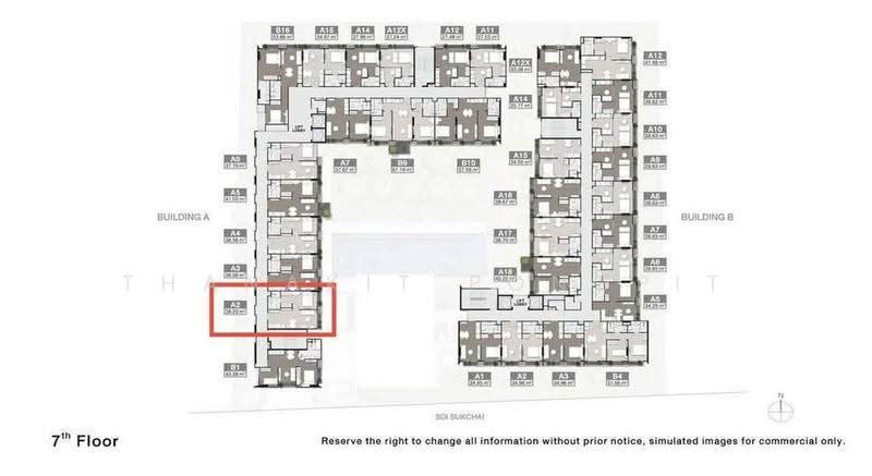 Noble Ambience Sukhumvit 42, Bangkok, 55 Suk Chai Alley, Khong Tan, Khlong Toei, Bangkok, 1 Bedroom, 38 sqm, Condo For Sale, by Thanakit Pongpit, 500534363 - DDproperty.com