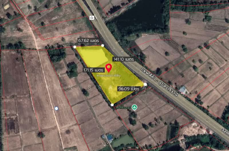 อุบล ป่าโมก, Ubon Ratchathani, Pa Mong, Det Udom, Ubon Ratchathani, , 11,200 sqm, Land For Sale, by Kanisracha. M, 500535304 - DDproperty.com