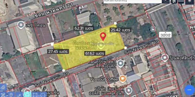 ขายที่ดิน นวมินทร์ 69, กรุงเทพ, คลองกุ่ม, บึงกุ่ม, กรุงเทพ, 1,584 ตร.ม., ที่ดิน ขาย, โดย Jatuporn Amonsin, 500535554 - DDproperty.com