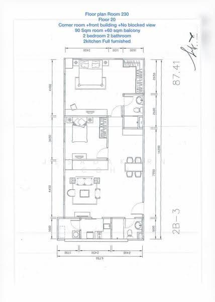 Condo One X Sukhumvit 26, Bangkok, Soi Sukhumvit 26, Sukhumvit Road, Khong Tan, Khlong Toei, Bangkok, 2 Bedrooms, 90 sqm, Condo For Sale, by Jesadakorn Cohn, 500536991 - DDproperty.com