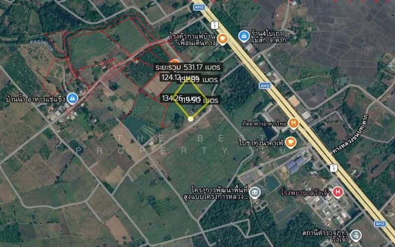 ที่ดินวังเจ้า ตาก, ตาก, เชียงทอง, วังเจ้า, ตาก, 16,368 ตร.ม., ที่ดิน ขาย, โดย The Best Property โบว์, 500537296 - DDproperty.com
