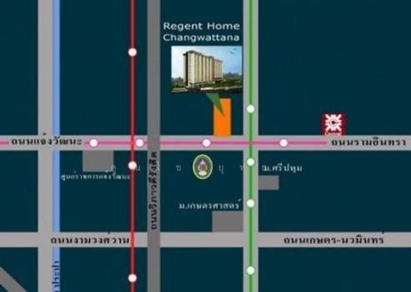 Regent Home 15 Changwattana, Bangkok, 104 Chaengwattana Road, Anusaowari, Bang Khen, Bangkok, 1 Bedroom, 44 sqm, Condo For Sale, by คุณไชยยุทธ, 500538178 - DDproperty.com