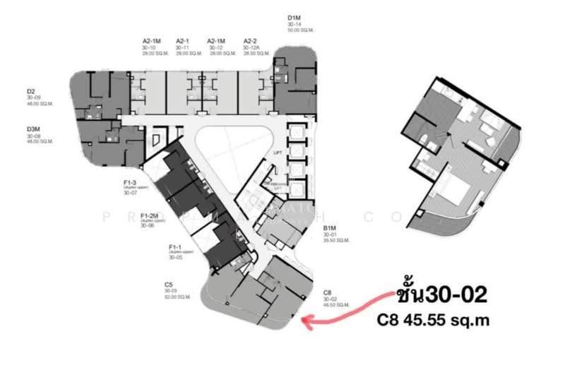 IDEO Q Victory, Bangkok, 9 Phaya Thai Road, Thanon Phaya Thai, Ratchathewi, Bangkok, 1 Bedroom, 46 sqm, Condo For Rent, by PROPMATCH CO., LTD., 500538306 - DDproperty.com