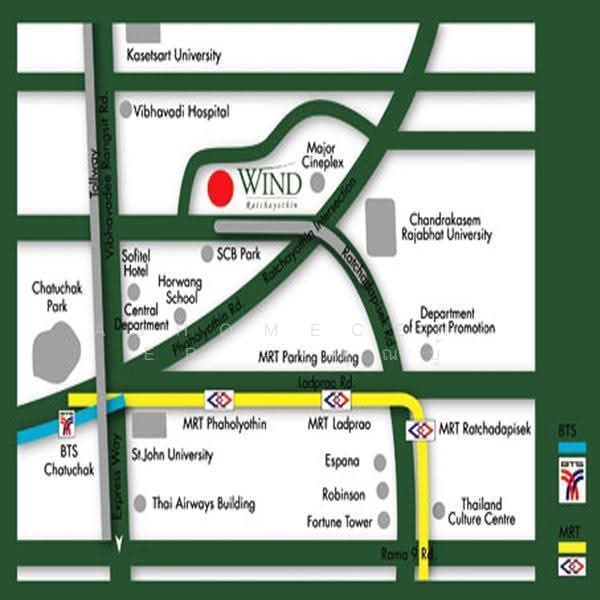 WIND รัชโยธิน (วินด์ รัชโยธิน), กรุงเทพ, 238 ถนนรัชดาภิเษก แขวงลาดยาว เขตจตุจักร กรุงเทพมหานคร, ลาดยาว, จตุจักร, กรุงเทพ, 53 ตร.ม., คอนโด ขาย, โดย AJHOMECENTER - คุณบู้, 500538959 - DDproperty.com