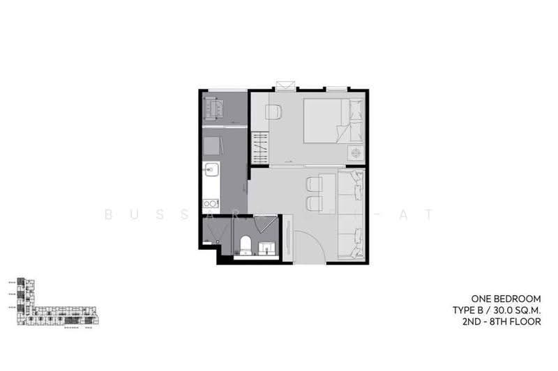Aspire Asoke-Ratchada, Bangkok, Soi Ratchadaphisek 3, Din Daeng, Bangkok, 1 Bedroom, 30 sqm, Condo For Sale, by Bussara Sri-At, 500539808 - DDproperty.com