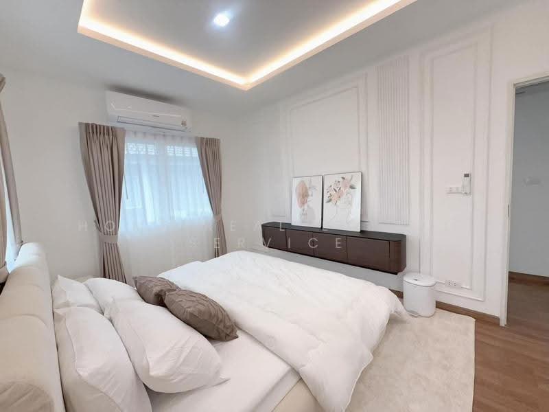 Baan Pruksa Chaengwattana-Ratchapruek, Pathum Thani, Soi Wat Toei, Bang Khu Wat, Muang Pathum Thani, Pathum Thani, 4 Bedrooms, 183 sqm, Townhouse For Rent, by HOME Real Estate Service, 500540193 - DDproperty.com