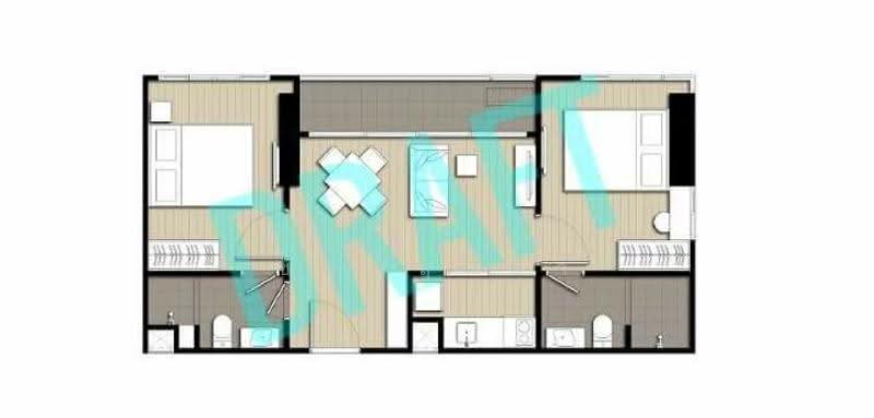 IDEO O2 Bangna, Bangkok, 195 Sanphawut Road, Bang Na Tai, Bang Na, Bangkok, 2 Bedrooms, 53 sqm, Condo For Sale, by ศรินทร์ลดา ชลพฤกษา, 500541772 - DDproperty.com