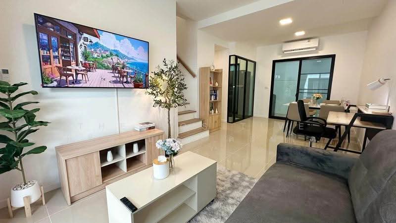 Pruksa Ville 120 Airport–Mae Hia, Chiang Mai, Mae Hia, Muang Chiang Mai, Chiang Mai, 3 Bedrooms, 116 sqm, Townhouse For Rent, by The Positive ที่ดิน บ้าน คอนโด , 500542355 - DDproperty.com