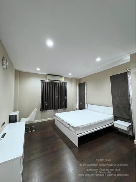 Setthasiri Sansai, Chiang Mai, 1001 Road, Nong Chom, San Sai, Chiang Mai, 3 Bedrooms, 170 sqm, Single Detached House For Rent, by The Positive ที่ดิน บ้าน คอนโด, 500543023 - DDproperty.com