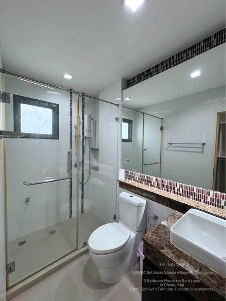 Setthasiri Sansai, Chiang Mai, 1001 Road, Nong Chom, San Sai, Chiang Mai, 3 Bedrooms, 170 sqm, Single Detached House For Rent, by The Positive ที่ดิน บ้าน คอนโด, 500543023 - DDproperty.com