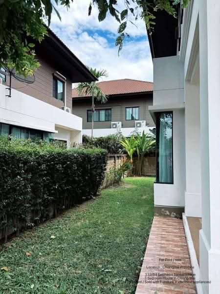Setthasiri Sansai, Chiang Mai, 1001 Road, Nong Chom, San Sai, Chiang Mai, 3 Bedrooms, 170 sqm, Single Detached House For Rent, by The Positive ที่ดิน บ้าน คอนโด, 500543023 - DDproperty.com