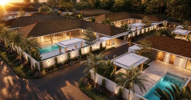 Tropical 3 Bed Garden Pool Villas for Sale in Maenam, สุราษฎร์ธานี, แม่น้ำ, เกาะสมุย, สุราษฎร์ธานี, 450 ตร.ม., Villa ขาย, โดย Conrad Properties, 500543142 - DDproperty.com