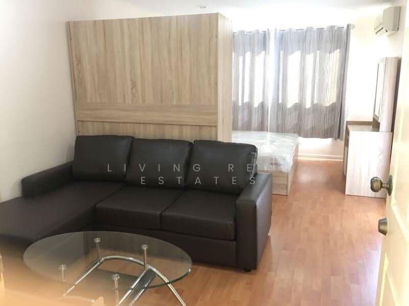 Lumpini Ville Cultural Center, Bangkok, Prachautid Road, Samsen Nok, Huai Khwang, Bangkok, Studio, 30 sqm, Condo For Rent, by Living Real Estates, 500543230 - DDproperty.com