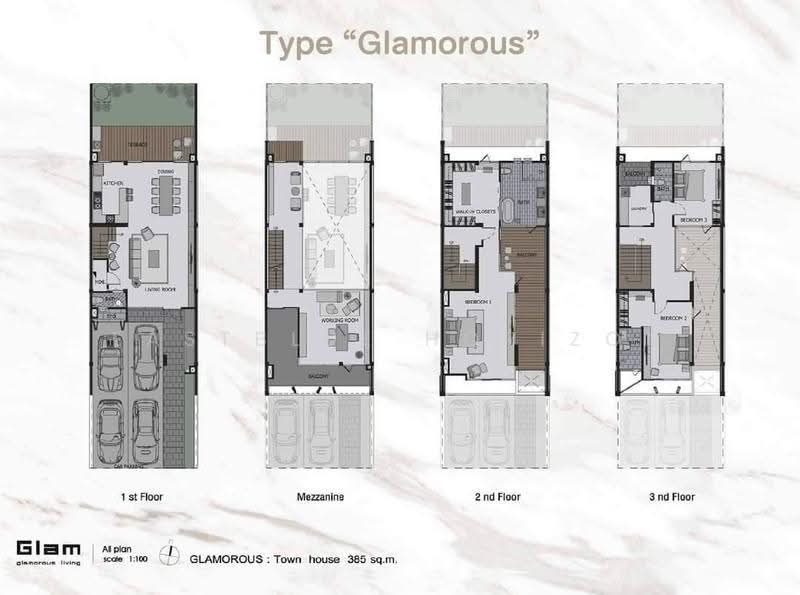 GLAM by AssetWise, กรุงเทพ, ลาดพร้าว, กรุงเทพ, 385 ตร.ม., ทาวน์เฮ้าส์ ขาย, โดย Eastblue Horizon, 500543394 - DDproperty.com