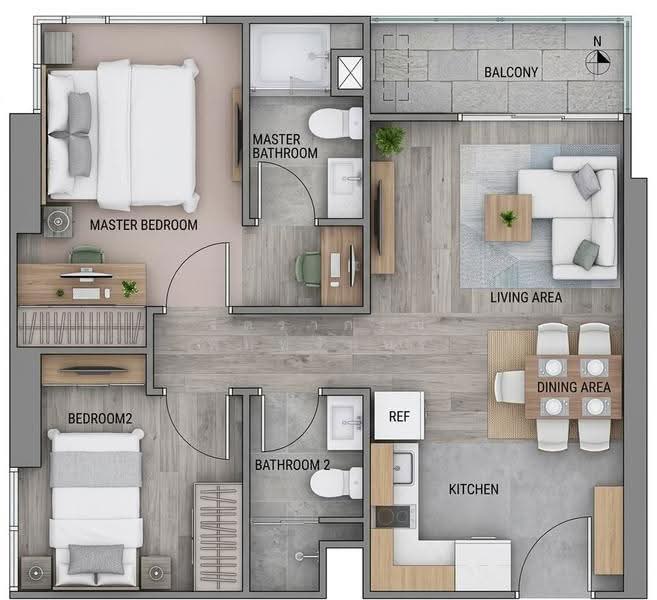 The Base Park West Sukhumvit 77, Bangkok, 11 Soi Sukhumvit 77 Sukhumvit Road, Phra Kanong Nua, Watthana, Bangkok, 2 Bedrooms, 54 sqm, Condo For Rent, by จิตราภรณ์ พิมพ์จันทร์, 500543805 - DDproperty.com