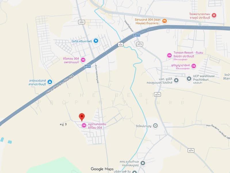 กองเงิน ซิตี้โฮม ศรีมหาโพธิ, Prachin Buri, Krok Som Bun, Sri Maha Pho, Prachin Buri, 2 Bedrooms, 100 sqm, Townhouse For Sale, by The Best Property โมทย์, 500543988 - DDproperty.com