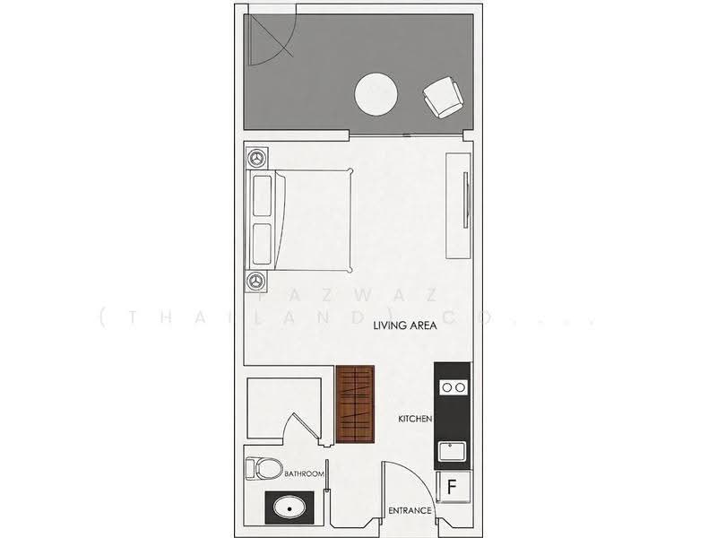 The Bliss Condo by Unity, Phuket, 198/1 Thanon Phrabarami, Patong, Kathu, Phuket, Studio, 38 sqm, Condo For Sale, by Fazwaz (Thailand) Co., Ltd., 500543992 - DDproperty.com