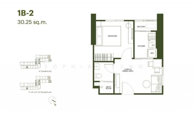 The Base Park East Sukhumvit 77, Bangkok, 99 Soi Pridi Banomyong 2, Phra Kanong Nua, Watthana, Bangkok, 1 Bedroom, 31 sqm, Condo For Rent, by Sophia Leung, 500546721 - DDproperty.com