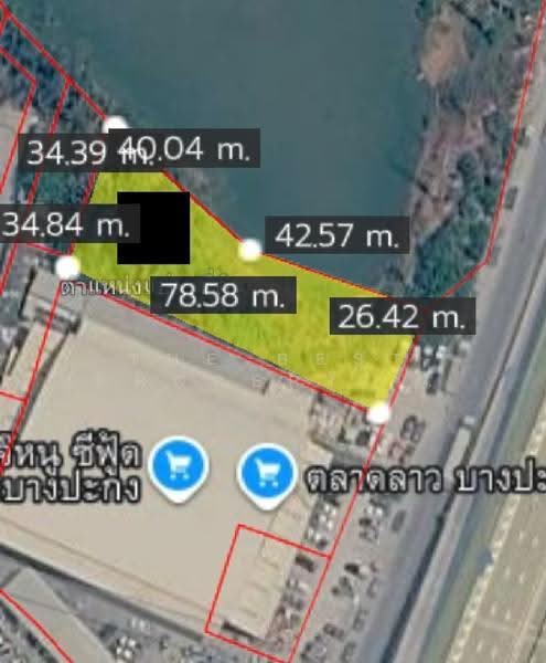 ที่ดินบางปะกง ฉะเชิงเทรา, Chachoengsao, Bang Pakong, Chachoengsao, , 1,964 sqm, Land For Sale, by The Best Property ซายน์, 500546998 - DDproperty.com