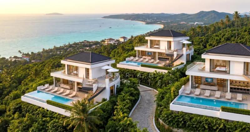 Modern 3-Bedroom Sea View Pool Villa in Chaweng Hills, สุราษฎร์ธานี, บ่อผุด, เกาะสมุย, สุราษฎร์ธานี, 450 ตร.ม., วิลล่า ขาย, โดย Conrad Properties, 500548100 - DDproperty.com