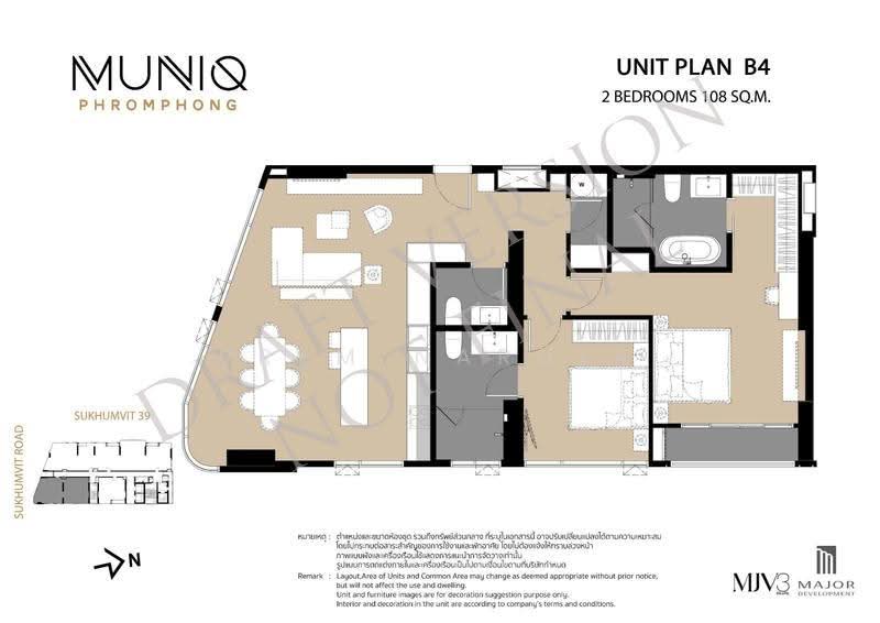 Muniq Phrom Phong, bangkok, Soi Sukhumvit 39, Khlong Tan Nua, Watthana, Bangkok, 2 Bedrooms, 108 sqm, Condo For Sale, by Prem Narula, 500548115 - DDproperty.com