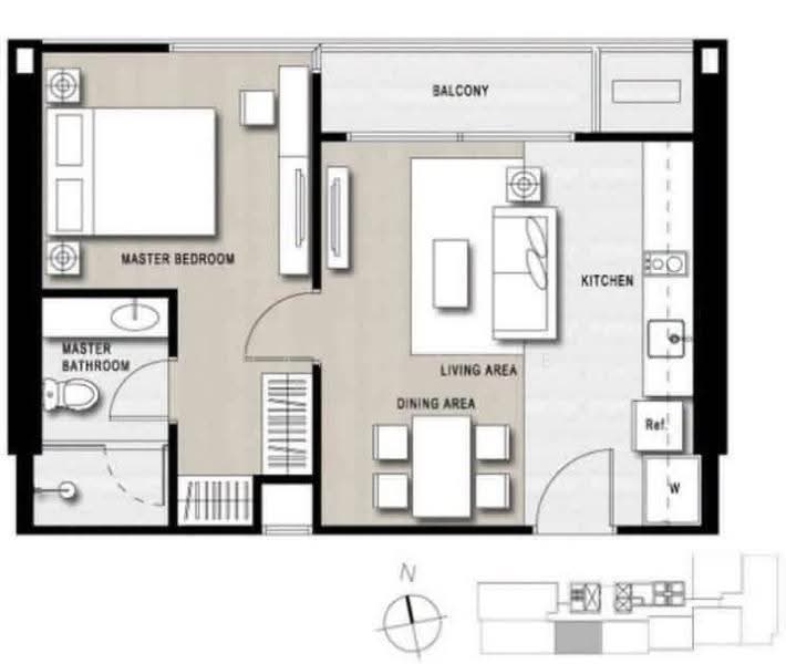HQ Thonglor by Sansiri, Bangkok, Sukhumvit Road, Khlong Tan Nua, Watthana, Bangkok, 1 Bedroom, 44 sqm, Condo For Sale, by Phakawadee Jiramanee, 500548189 - DDproperty.com