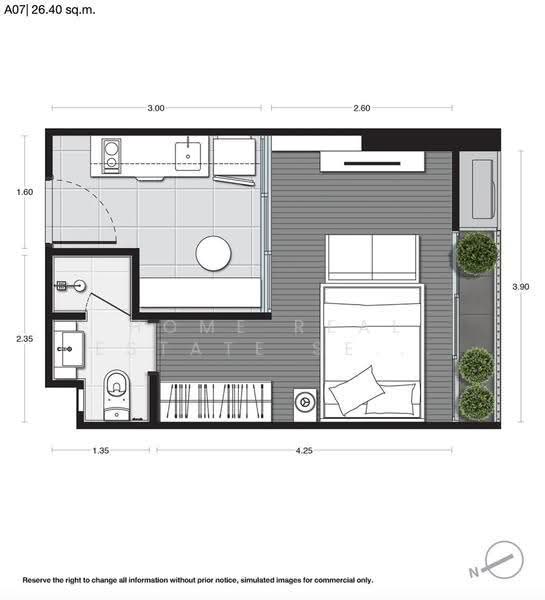 Noble Around Ari, Bangkok, 312 Phahon Yothin Rd, Samsen Nai, Phaya Thai, Bangkok, 1 Bedroom, 27 sqm, Condo For Rent, by HOME Real Estate Service, 500548584 - DDproperty.com