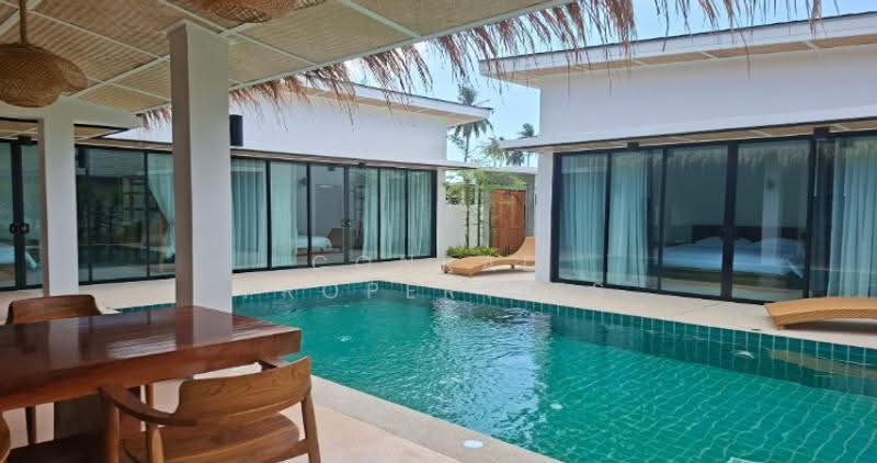 Balinese 3 Bed Beachfront Pool Villa in Hua Thanon, Surat Thani, Ang Thong, Ko Samui, Surat Thani, 3 Bedrooms, 400 sqm, Villa For Sale, by Conrad Properties, 500549244 - DDproperty.com