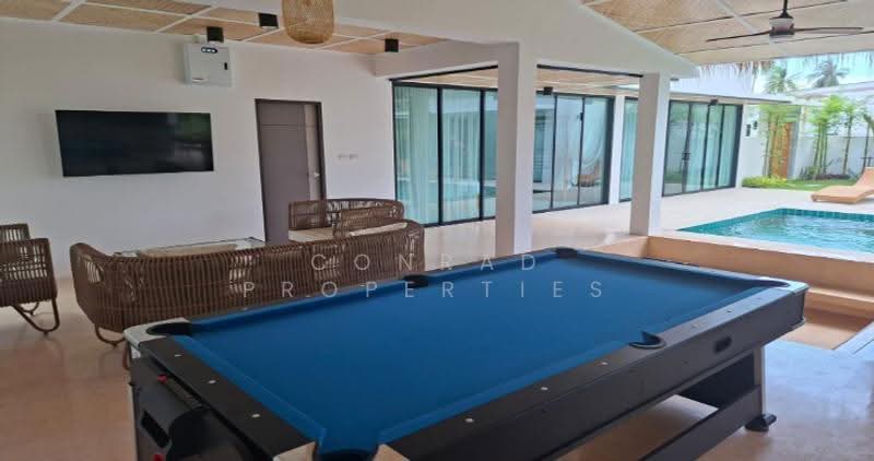 Balinese 3 Bed Beachfront Pool Villa in Hua Thanon, Surat Thani, Ang Thong, Ko Samui, Surat Thani, 3 Bedrooms, 400 sqm, Villa For Sale, by Conrad Properties, 500549244 - DDproperty.com