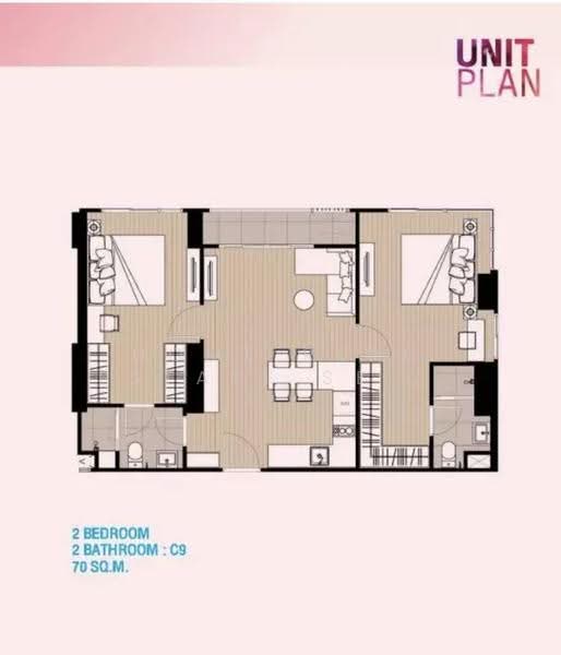 IDEO Q Chula - Samyan, Bangkok, 660-662 Rama 4 Road, Maha Phrutharam, Bang Rak, Bangkok, 2 Bedrooms, 71 sqm, Condo For Sale, by HOME Real Estate Service, 500549634 - DDproperty.com