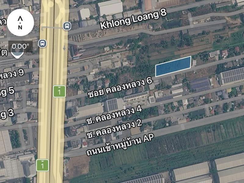 ที่ดิน คลองหนึ่ง คลองหลวง (777 ตร.ว.) ใกล้ฟิวเจอร์พาร์ครังสิต 1.5 ก.ม, Pathum Thani, พหลโยธิน, Khlong Nung, Khlong Luang, Pathum Thani, , 3,108 sqm, Land For Sale, by Wasan Wasati, 500549988 - DDproperty.com