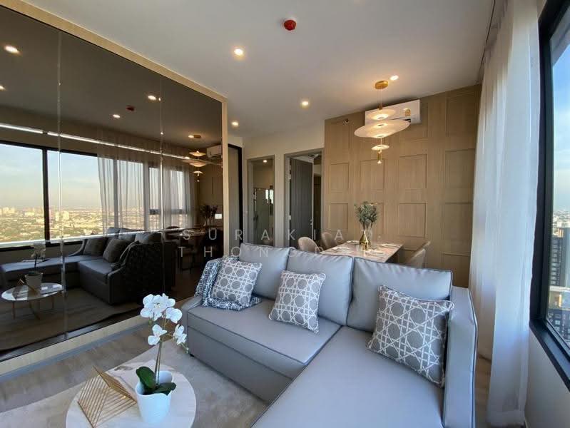 Knightsbridge Prime Onnut, Bangkok, Soi On Nut 1/1 Sukhumvit Road77, Phra Kanong Nua, Watthana, Bangkok, 2 Bedrooms, 55 sqm, Condo For Rent, by Surakiat Thongdee, 500550147 - DDproperty.com