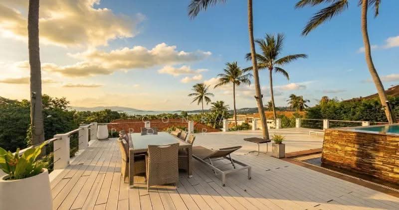 Spacious 4 Bed Sea View Villa with Garden in Bangrak, Surat Thani, Bo Put, Ko Samui, Surat Thani, 4 Bedrooms, 1,425 sqm, Villa For Sale, by Conrad Properties, 500550196 - DDproperty.com