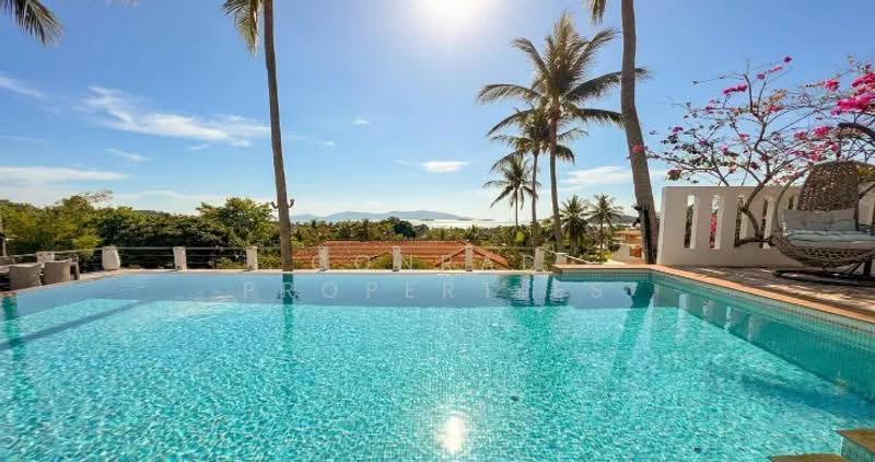 Spacious 4 Bed Sea View Villa with Garden in Bangrak, Surat Thani, Bo Put, Ko Samui, Surat Thani, 4 Bedrooms, 1,425 sqm, Villa For Sale, by Conrad Properties, 500550196 - DDproperty.com