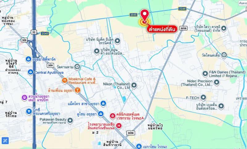 ที่ดินเปล่าอยุธยา, พระนครศรีอยุธยา, อุทัย, พระนครศรีอยุธยา, 26,144 ตร.ม., ที่ดิน ขาย, โดย ฮิมRedCoach, 500550346 - DDproperty.com