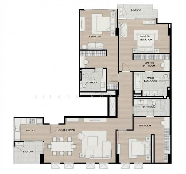 The Hudson Sathorn 7, Bangkok, 131 South Sathorn Road, Thung Maha Mek, Sathon, Bangkok, 3 Bedrooms, 171 sqm, Condo For Sale, by Ailada Ngamsri, 500550518 - DDproperty.com