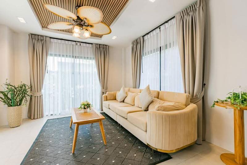 2R1166 House with common pool 3 bedroom 3 bathroom 85,000/month at cherngtalay have fully furnished, ภูเก็ต, เชิงทะเล, ถลาง, ภูเก็ต, 150 ตร.ม., บ้านเดี่ยว ให้เช่า, โดย PK LIFE Property, 500550664 - DDproperty.com