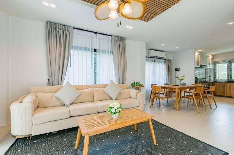 2R1166 House with common pool 3 bedroom 3 bathroom 85,000/month at cherngtalay have fully furnished, Phuket, Choeng Thale, Thalang, Phuket, 3 Bedrooms, 150 sqm, Single Detached House For Rent, by PK LIFE Property, 500550664 - DDproperty.com