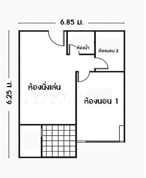 Ables Condo Ladprao 27, Bangkok, Soi Ladprao 27, Chan Kasem, Chatuchak, Bangkok, 2 Bedrooms, 45 sqm, Condo For Sale, by HOME Real Estate Service, 500551255 - DDproperty.com