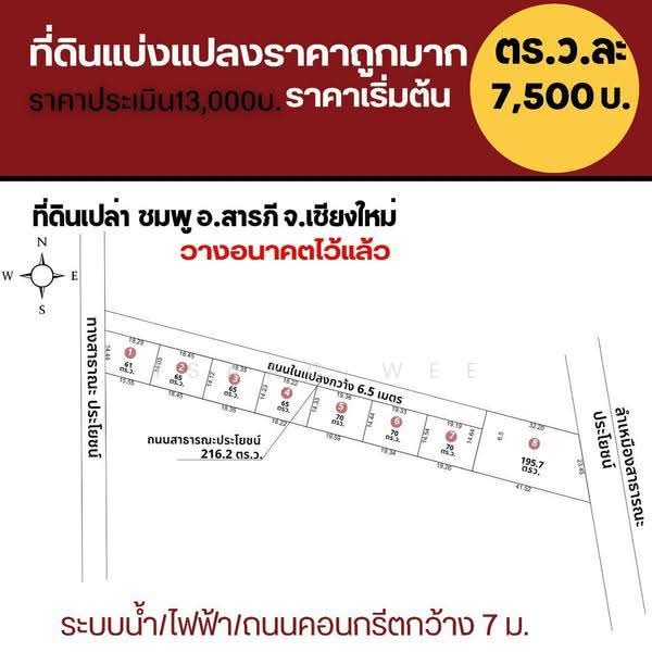 ตำบลชมภู อำเภอสารภี เชียงใหม่, เชียงใหม่, ชมภู, สารภี, เชียงใหม่, 244 ตร.ม., ที่ดิน ขาย, โดย ISAAC WEE, 500551720 - DDproperty.com