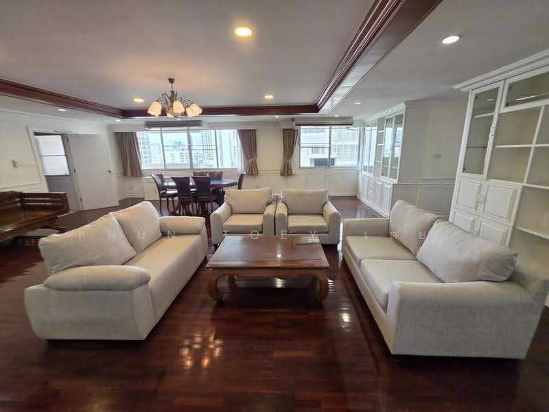 D.S. Tower 1 Sukhumvit 33, Bangkok, Soi Phrom Chit, Khlong Tan Nua, Watthana, Bangkok, 3 Bedrooms, 236 sqm, Condo For Rent, by Khun Toey เตย, 500551811 - DDproperty.com